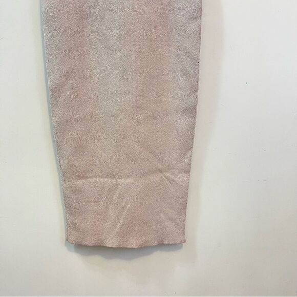 CUSHNIE One Shoulder Mock Neck Pencil Dress in size XS - Picture 6 of 11